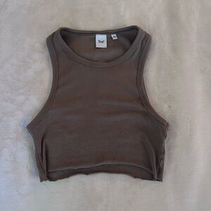 Tna Brown Crop Top
